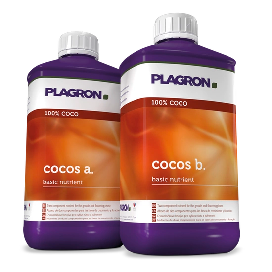 Удобрение двухкомпонентное питательное Plagron COCOS PART A+B 2X1L